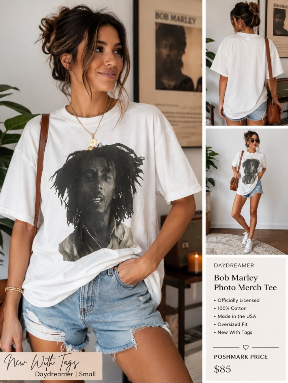 Daydreamer NWTs Bob Marley T Shirt